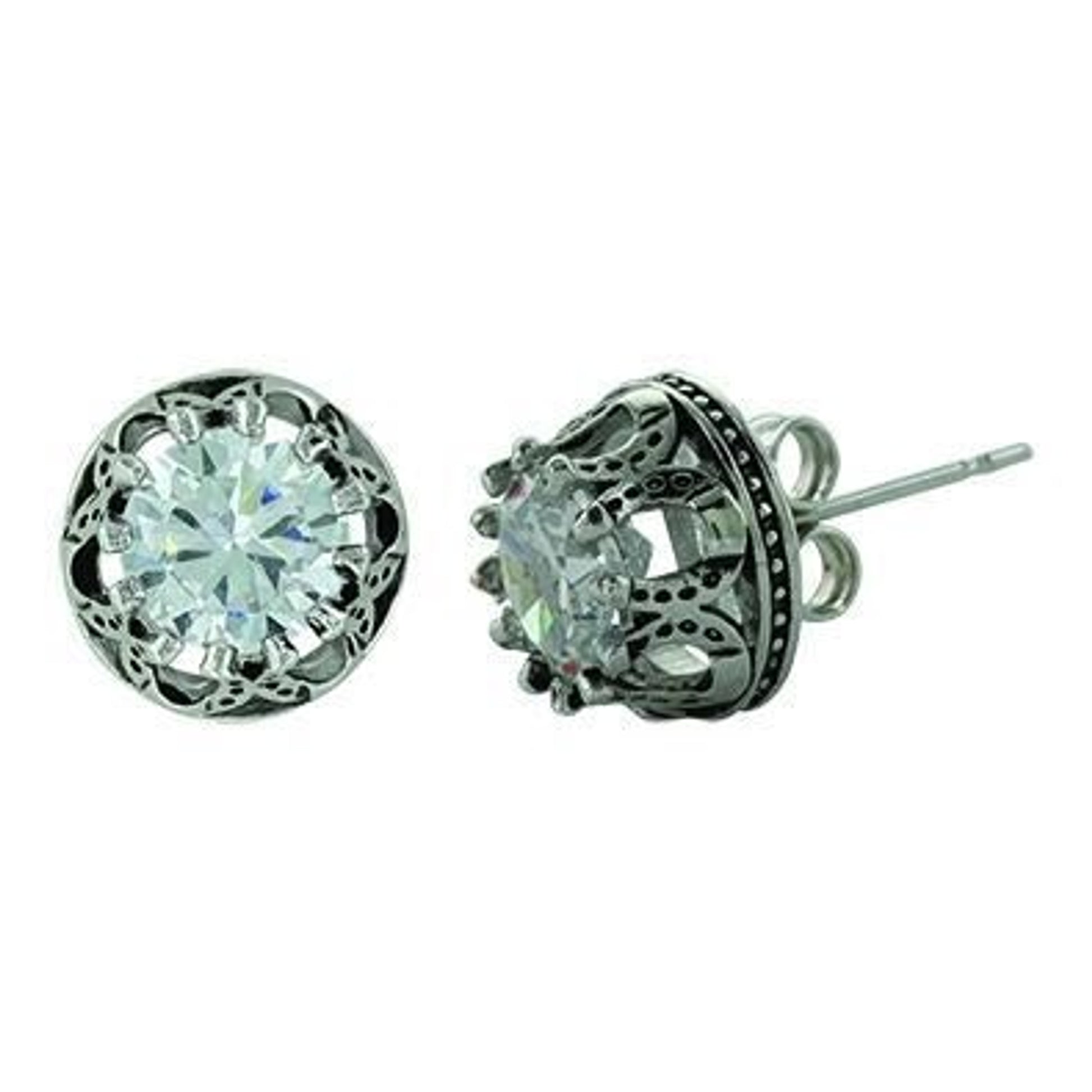 Montana Silver Lucky Water Horseshoe Post Earrings