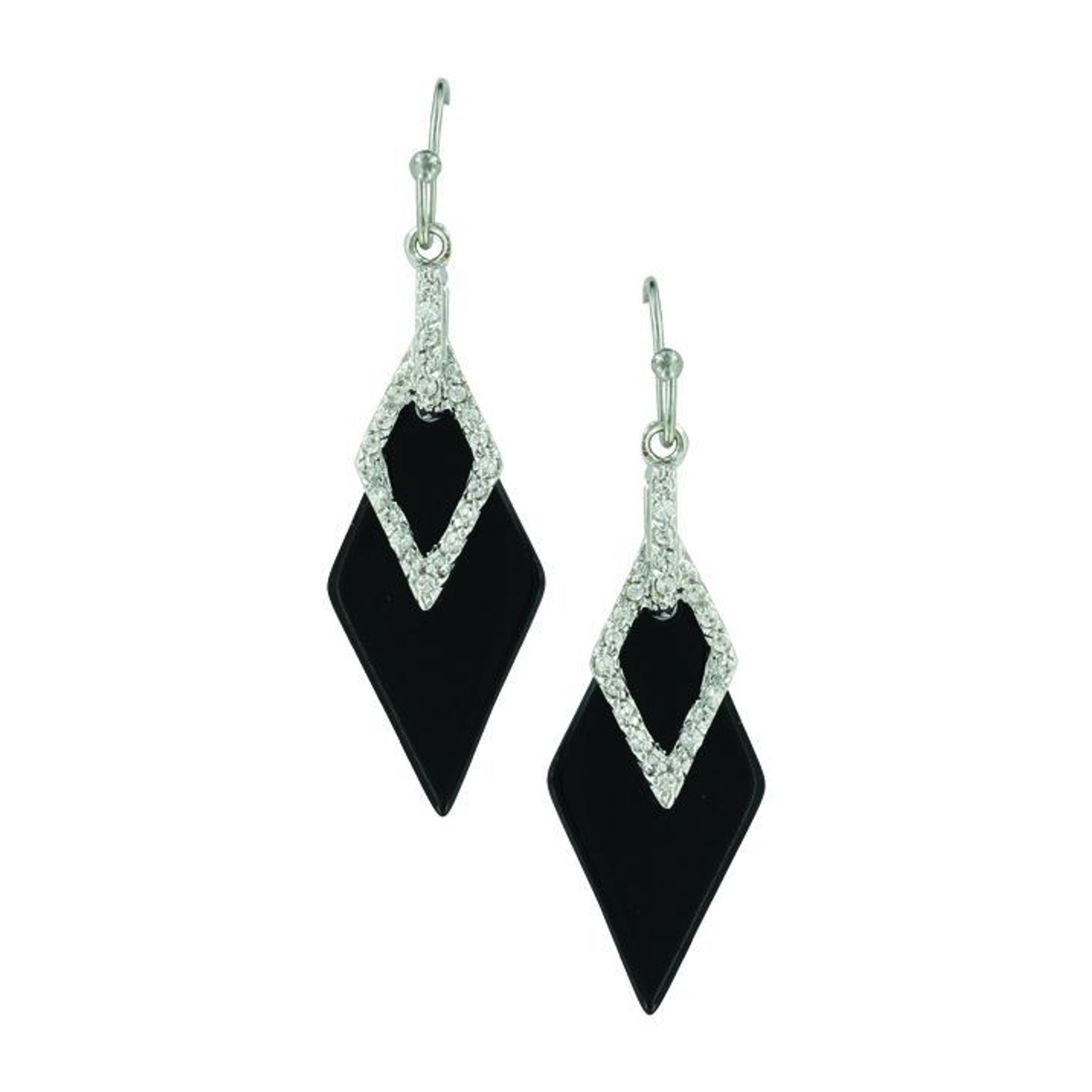 Montana Silver Midnight Double Diamond Earrings