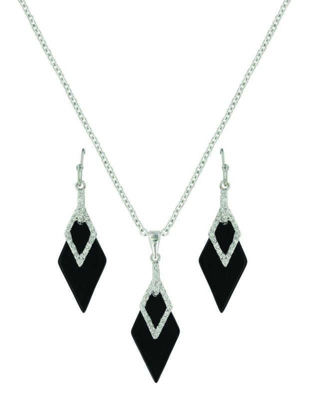Montana Silver Midnight Double Diamond Jewelry Set