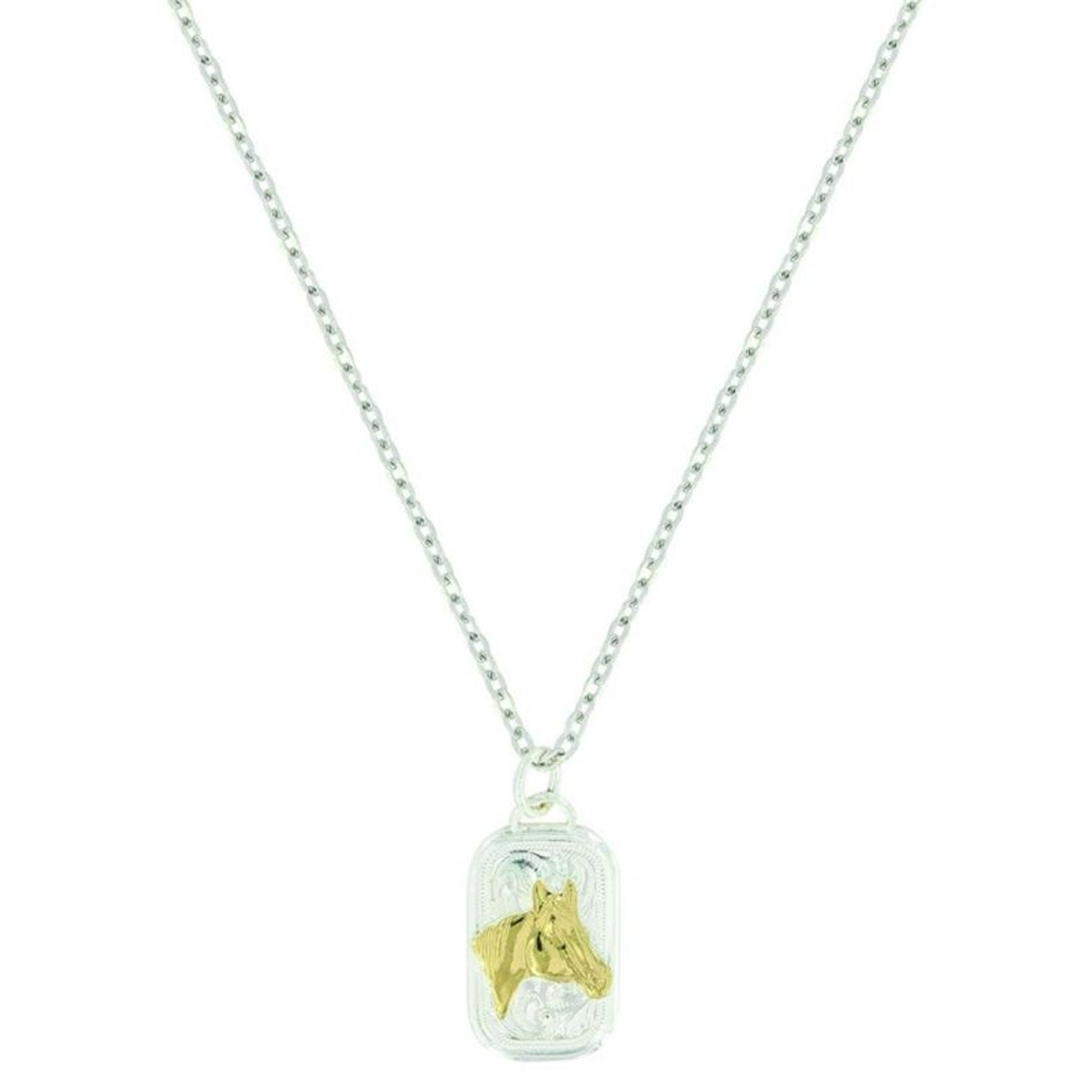 Montana Silver Mini Portrait of a Hrs Necklace