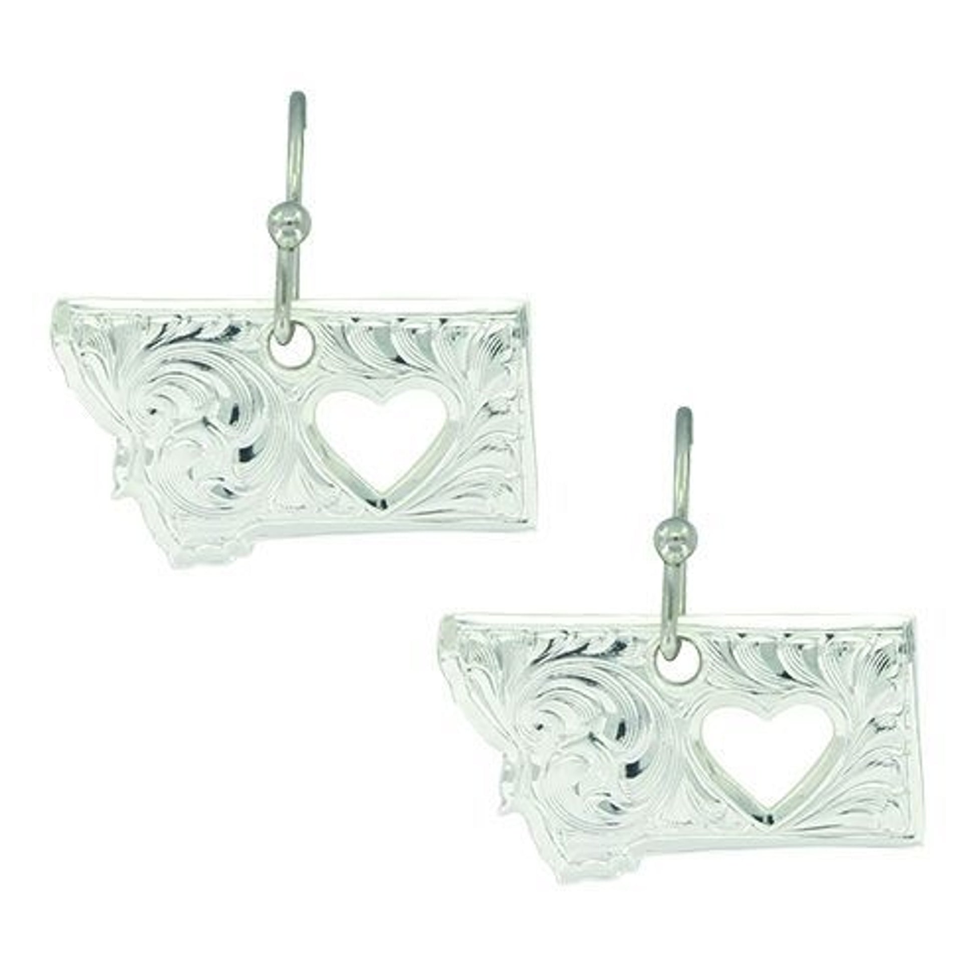 MontanaSilver My Heart Belongs In Montana Earrings