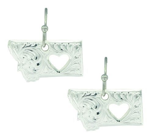 MontanaSilver My Heart Belongs In Montana Earrings