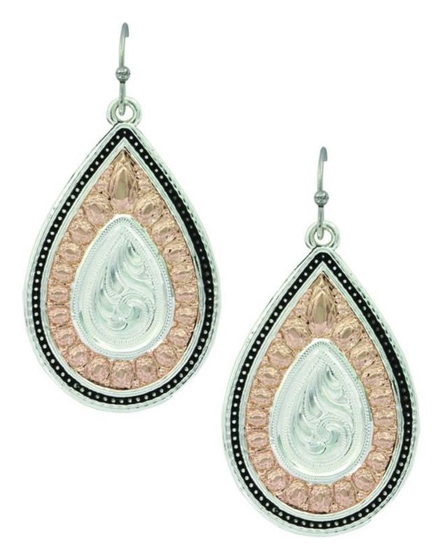 Montana Silver Prairie Solitary Paintbrush Earring