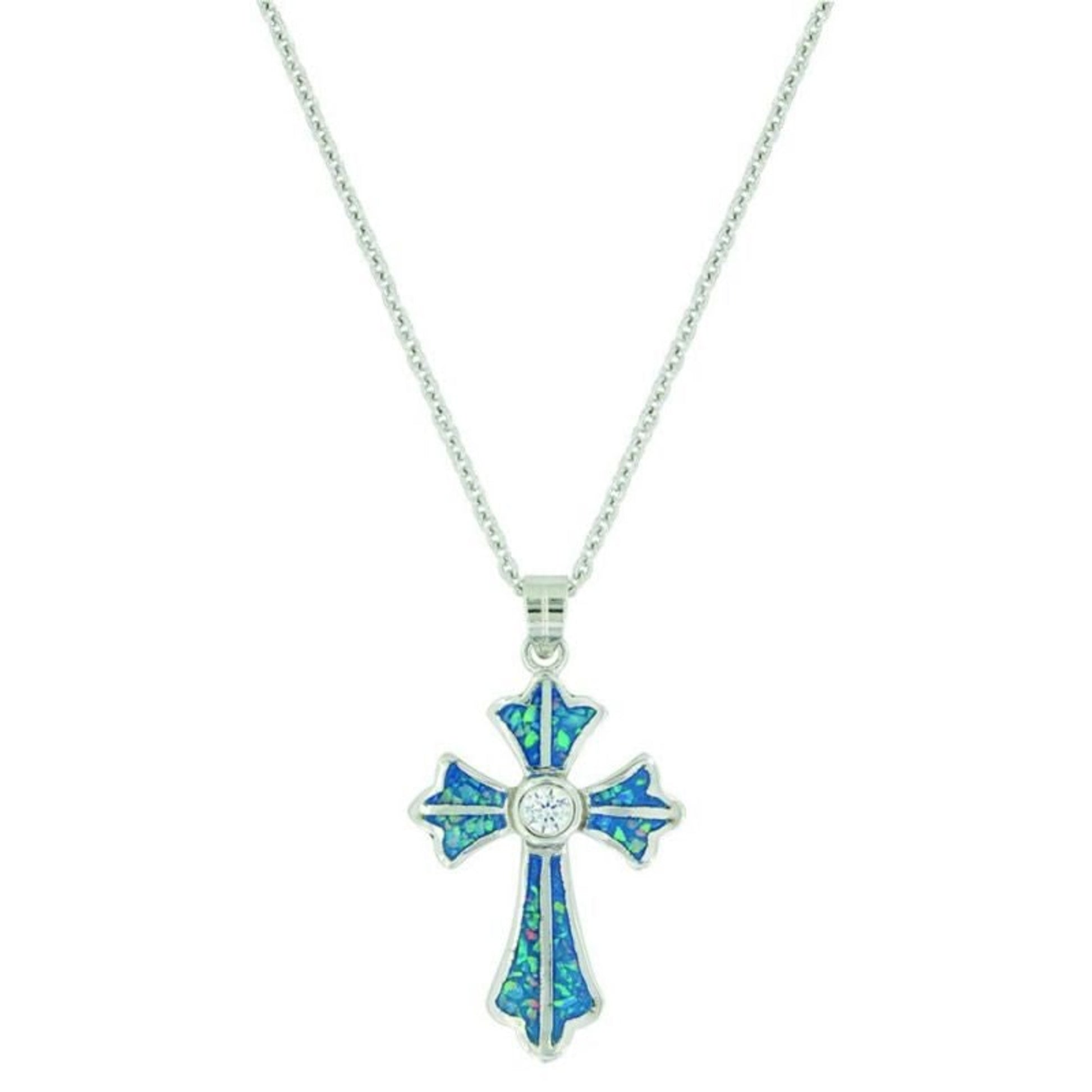 River Of Lights Pond Of Faith Cross Necklace