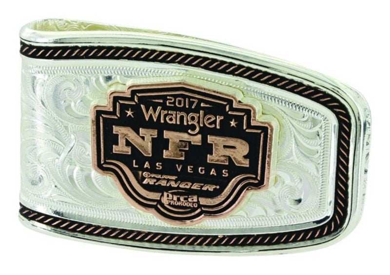 MontanaSilver Softly Rope 2017 Nfr Money ClipBk/Wh