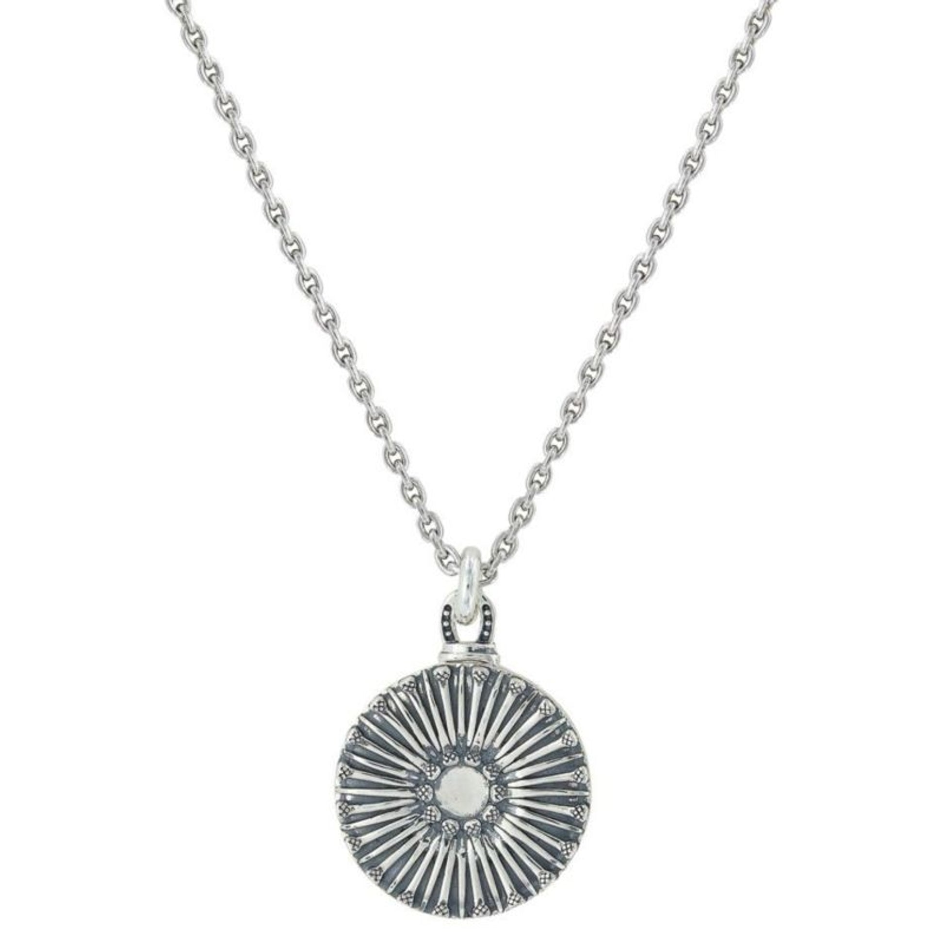 Sunflower Horseshoe Nail Locket Necklace