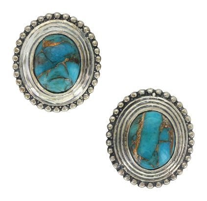 Montana Silver Timeless Beauty Turq Post Earrings