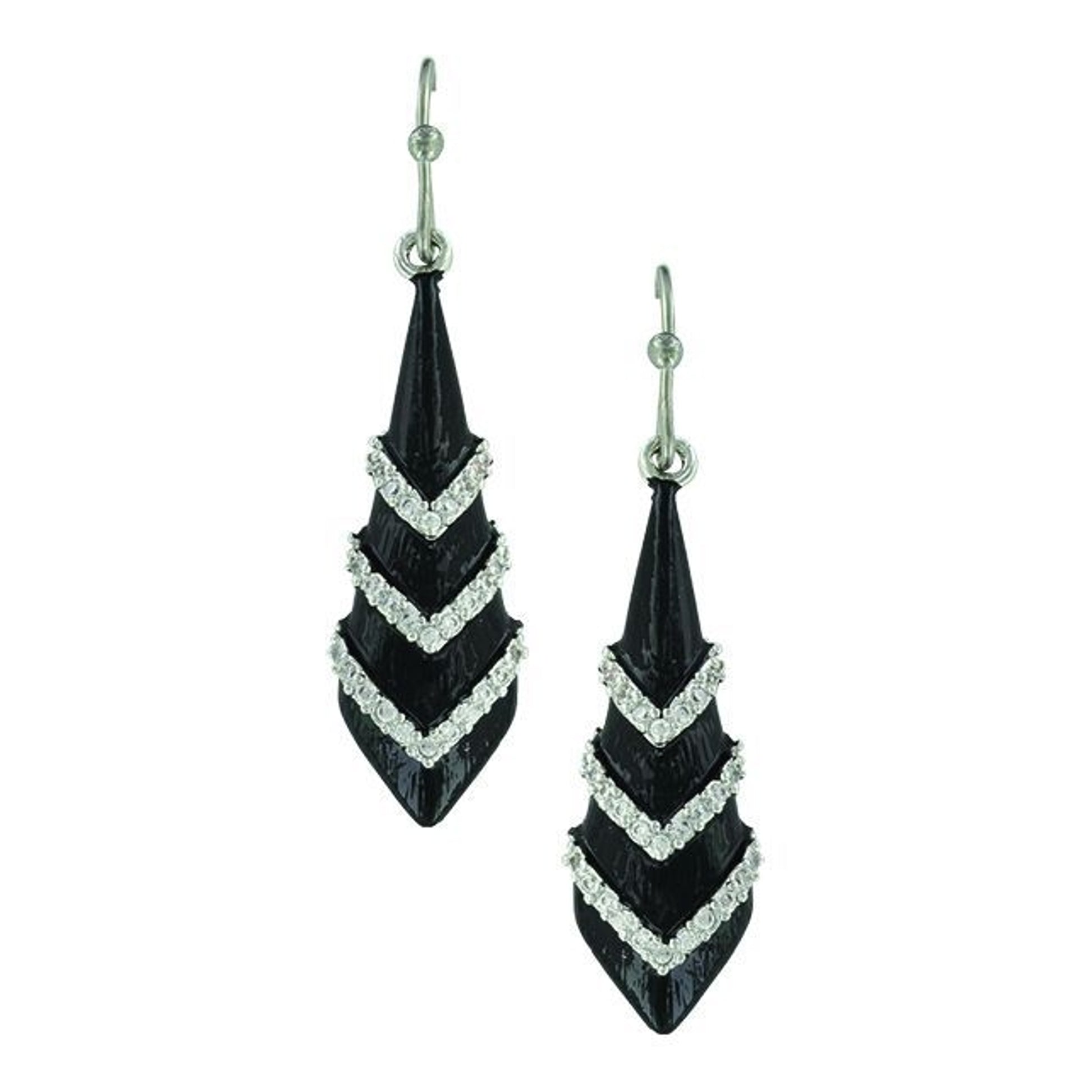 MontanaSilver Wrapped In The Night JewelrySetBk/Wh