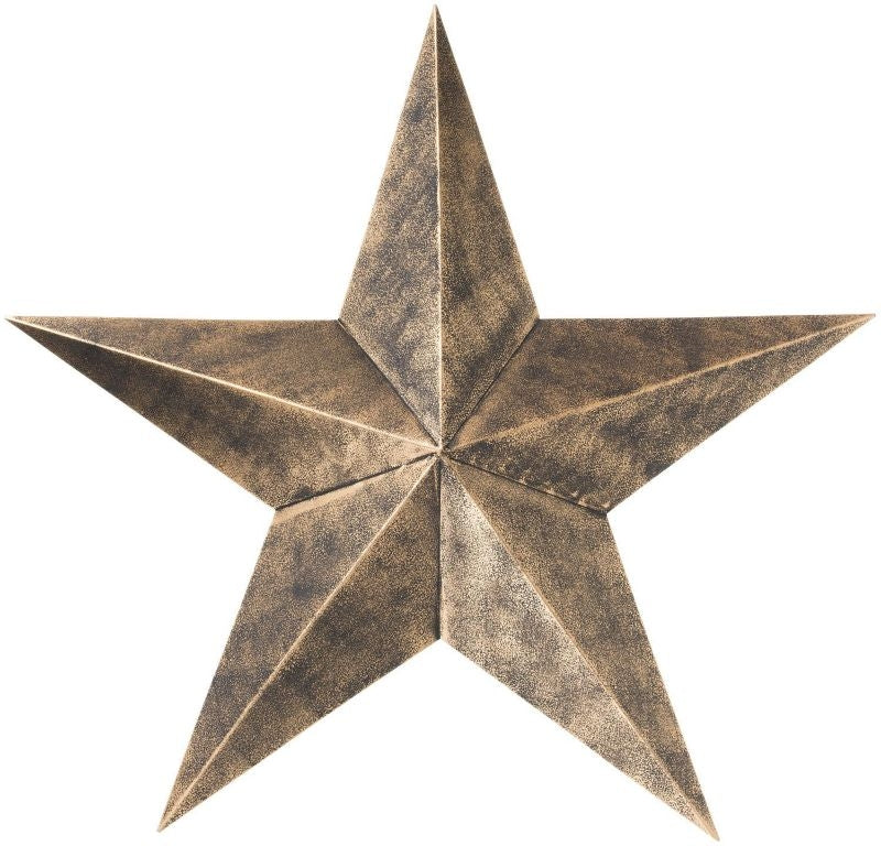 Decorative Star 24in Black/Bronze