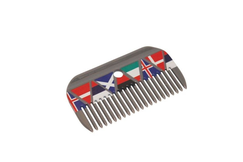 Roma Pattern Mane Comb National Flags