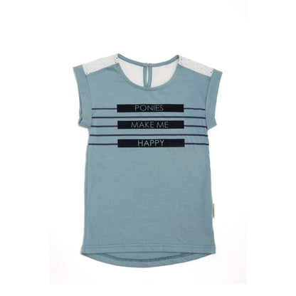 Horseware Girls Novelty Tee 3-4 Moroccan Blue