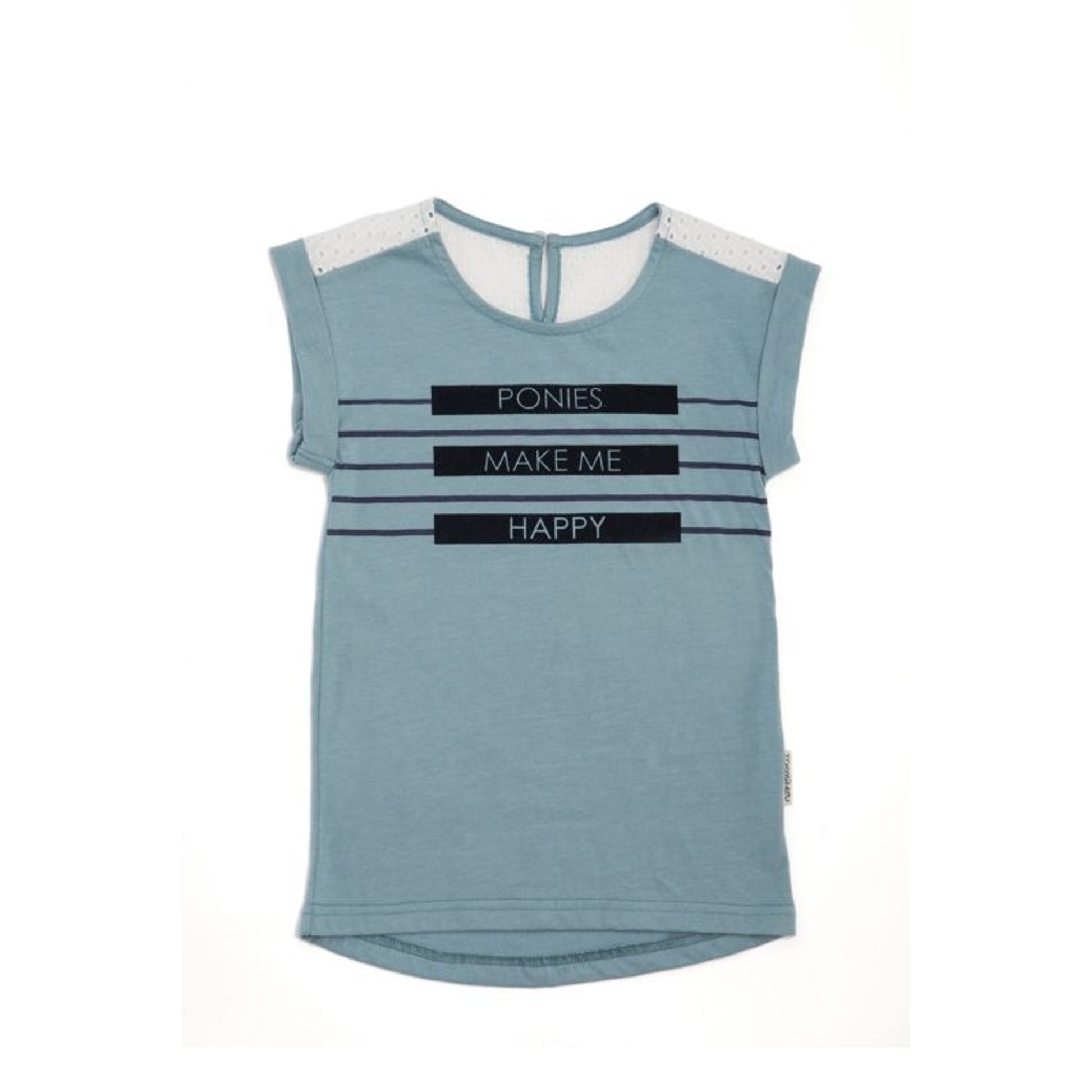 Horseware Girls Novelty Tee 3-4 Moroccan Blue
