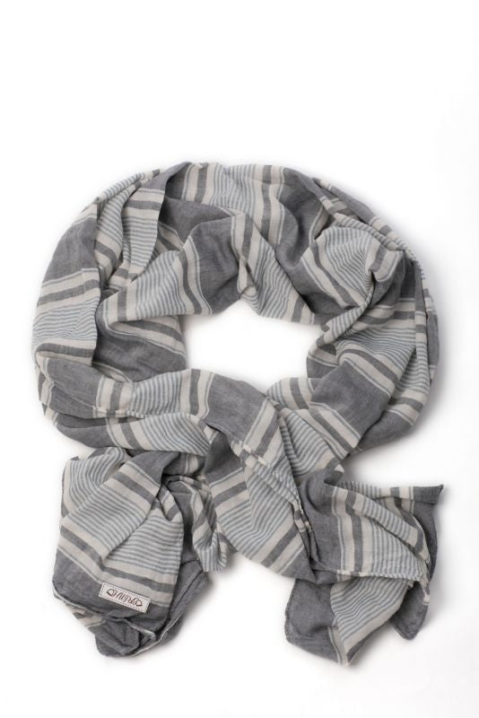 Horseware Oversized Summer Scarf Navy Multistripe