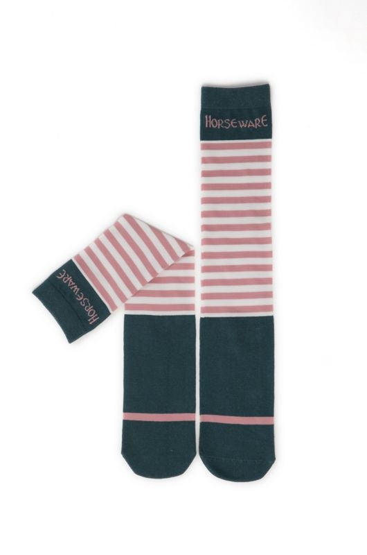 Horseware Knee Socks - 2 Pack 36 Mix Dot Stripe