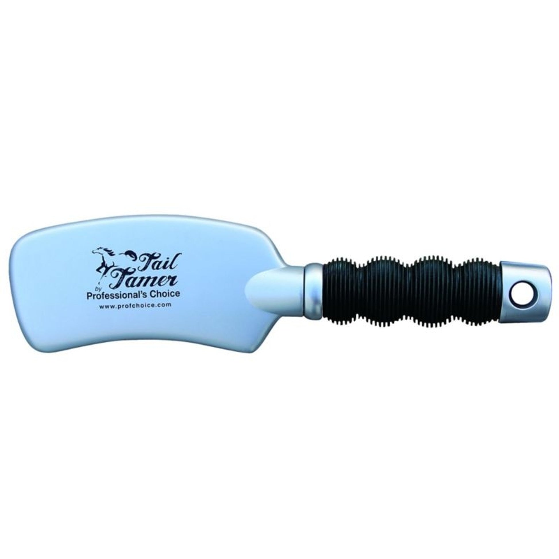 Tail Tamer Curved Handle Brush Silver