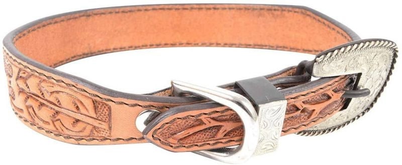 Cashel Dog Collar - Acorn Leaf LG 21 Acorn Leaf