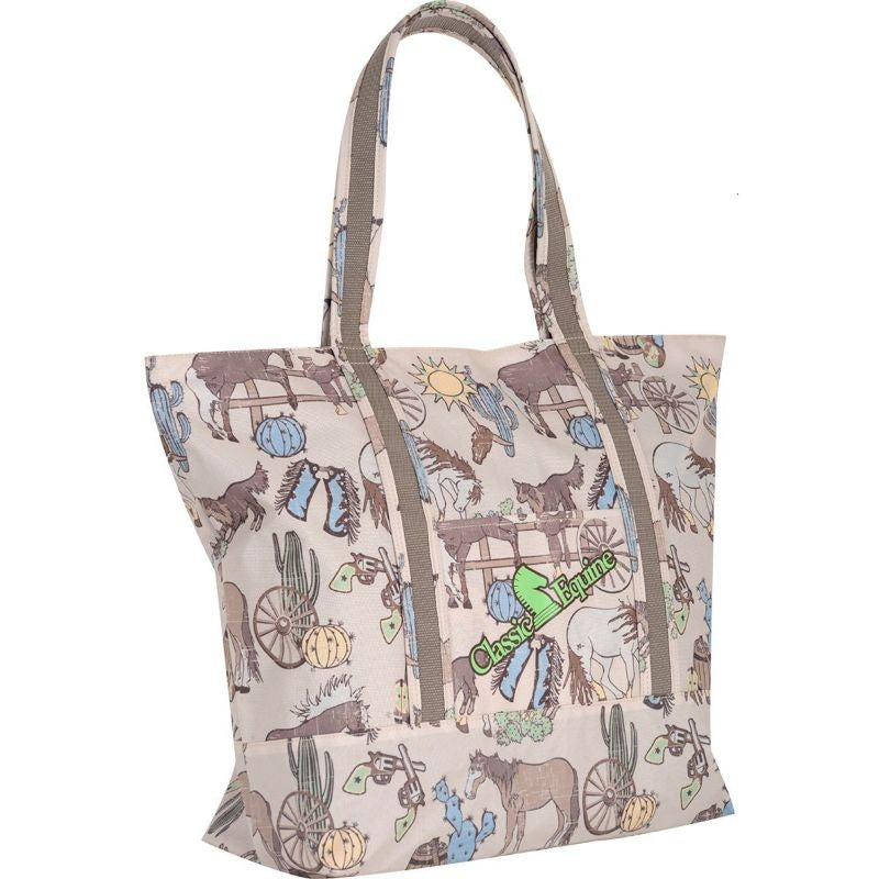 Classic Equine Large Tote Frontier