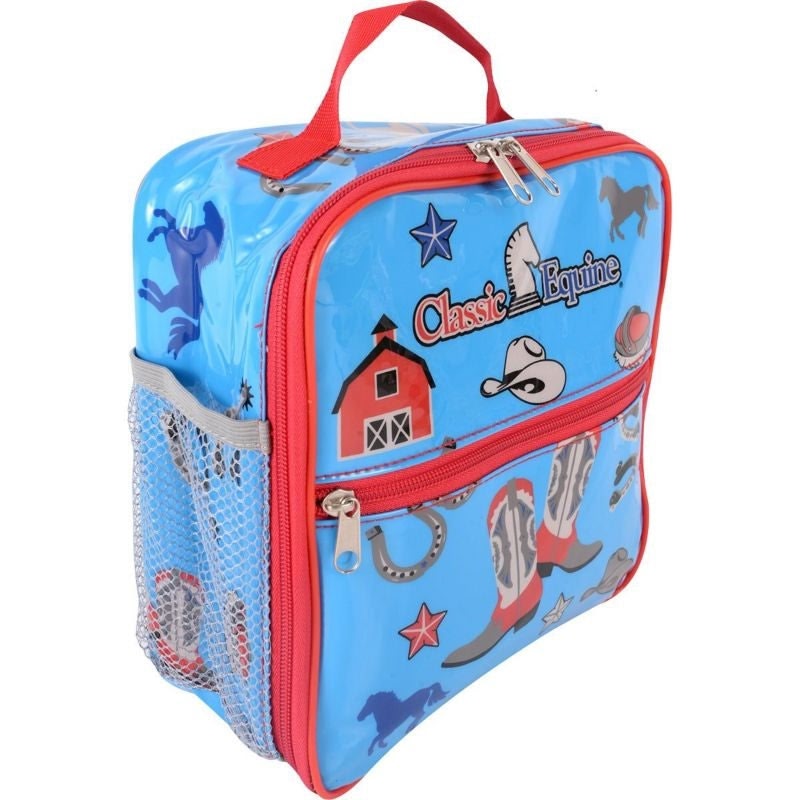 Classic Equine Lunch BoxBk/Wh
