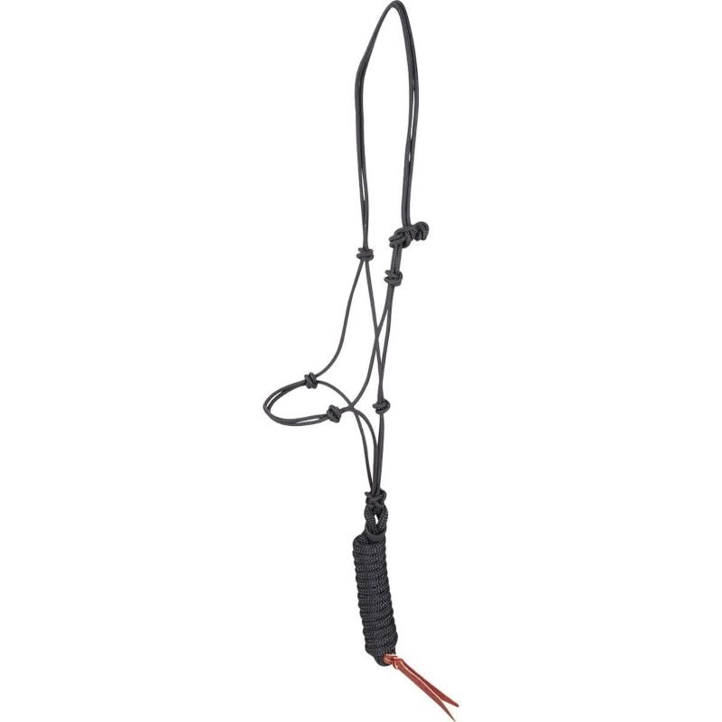 Martin Premium Rope Halter with Lead Avg Black/Black