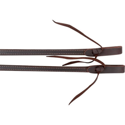 Doubled And Stitched 5/8 Latigo SplitRein Heavy Br