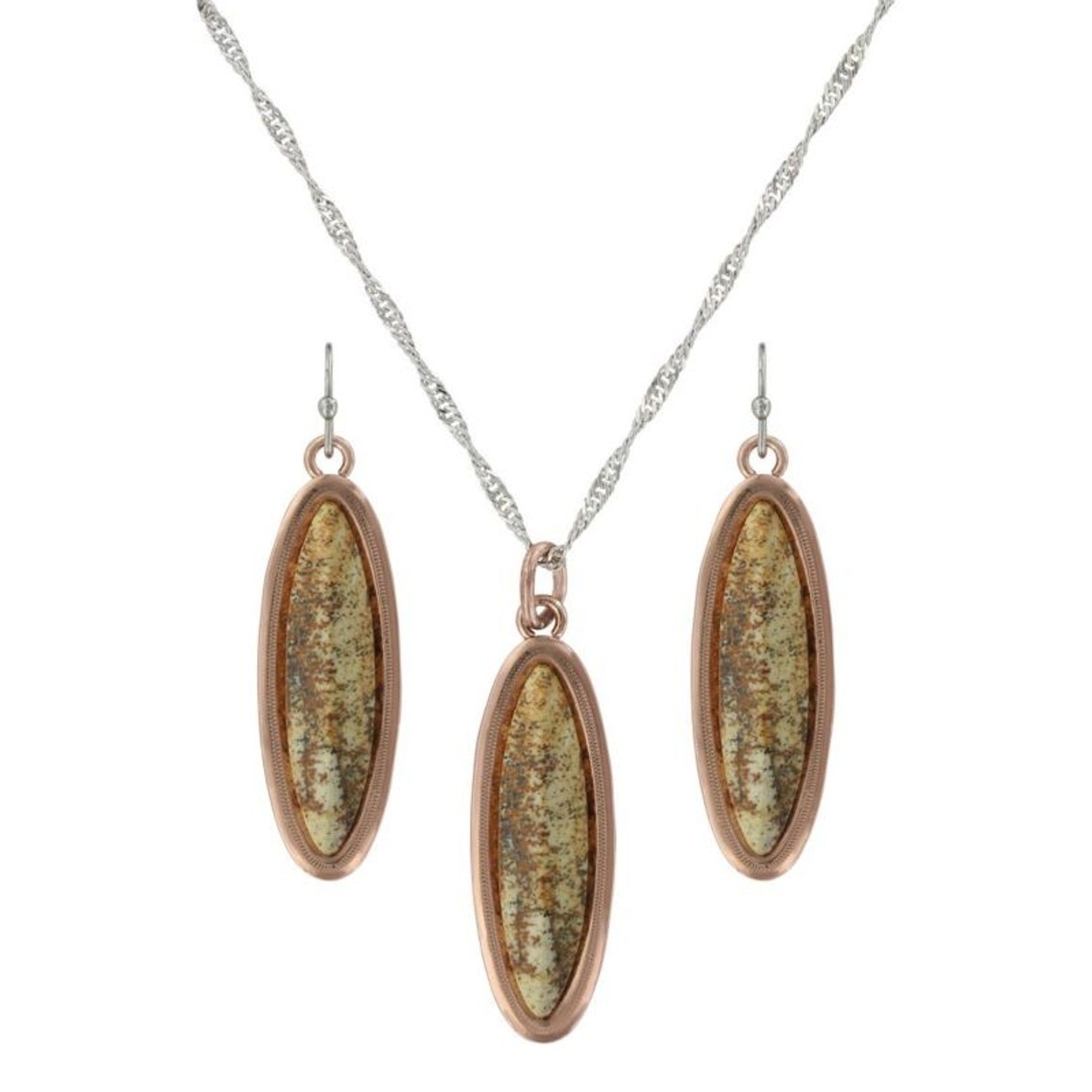 Montana Silversmiths Picture Marquis Jewelry Set