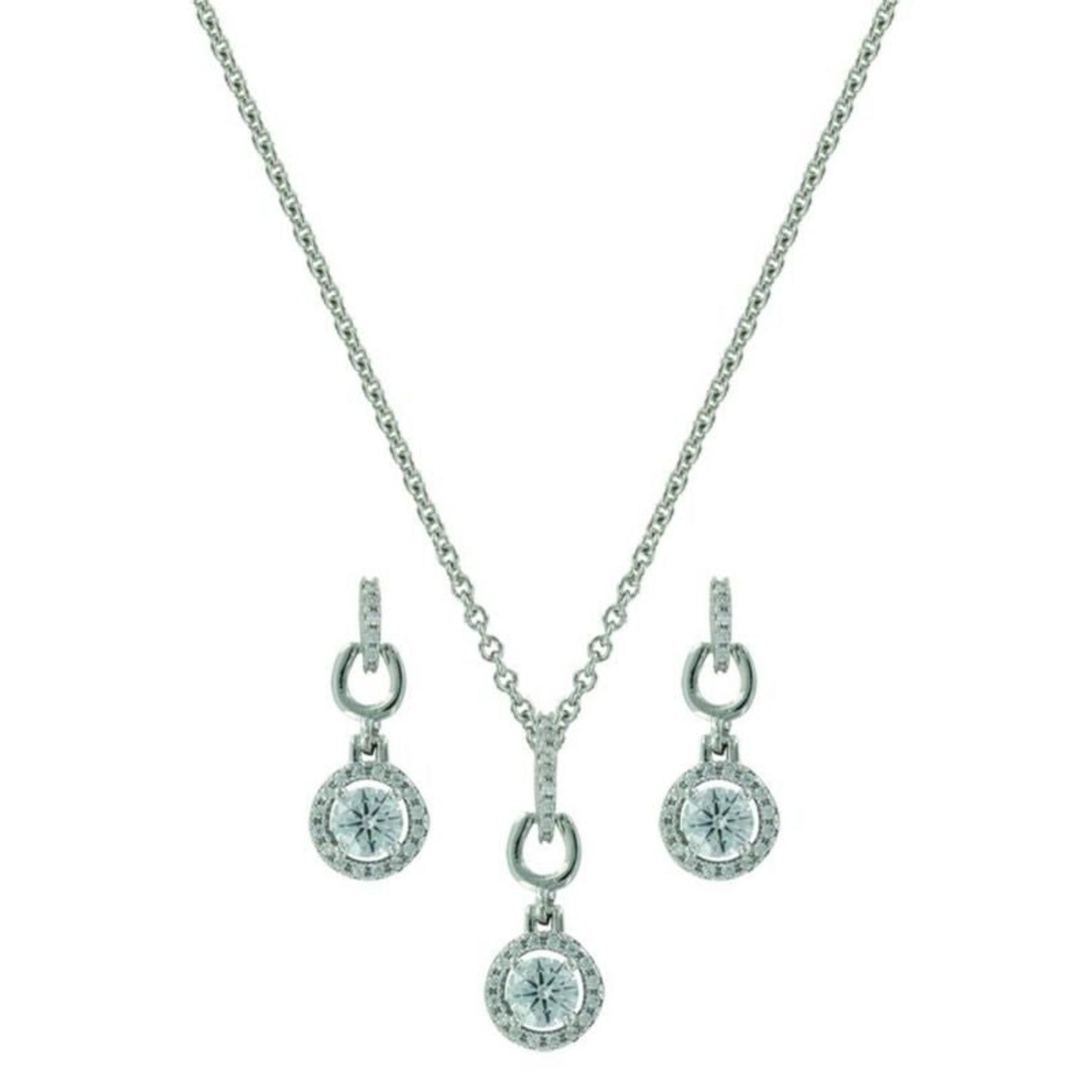 Montana Silversmiths Halo/Horseshoes Jewelry Set