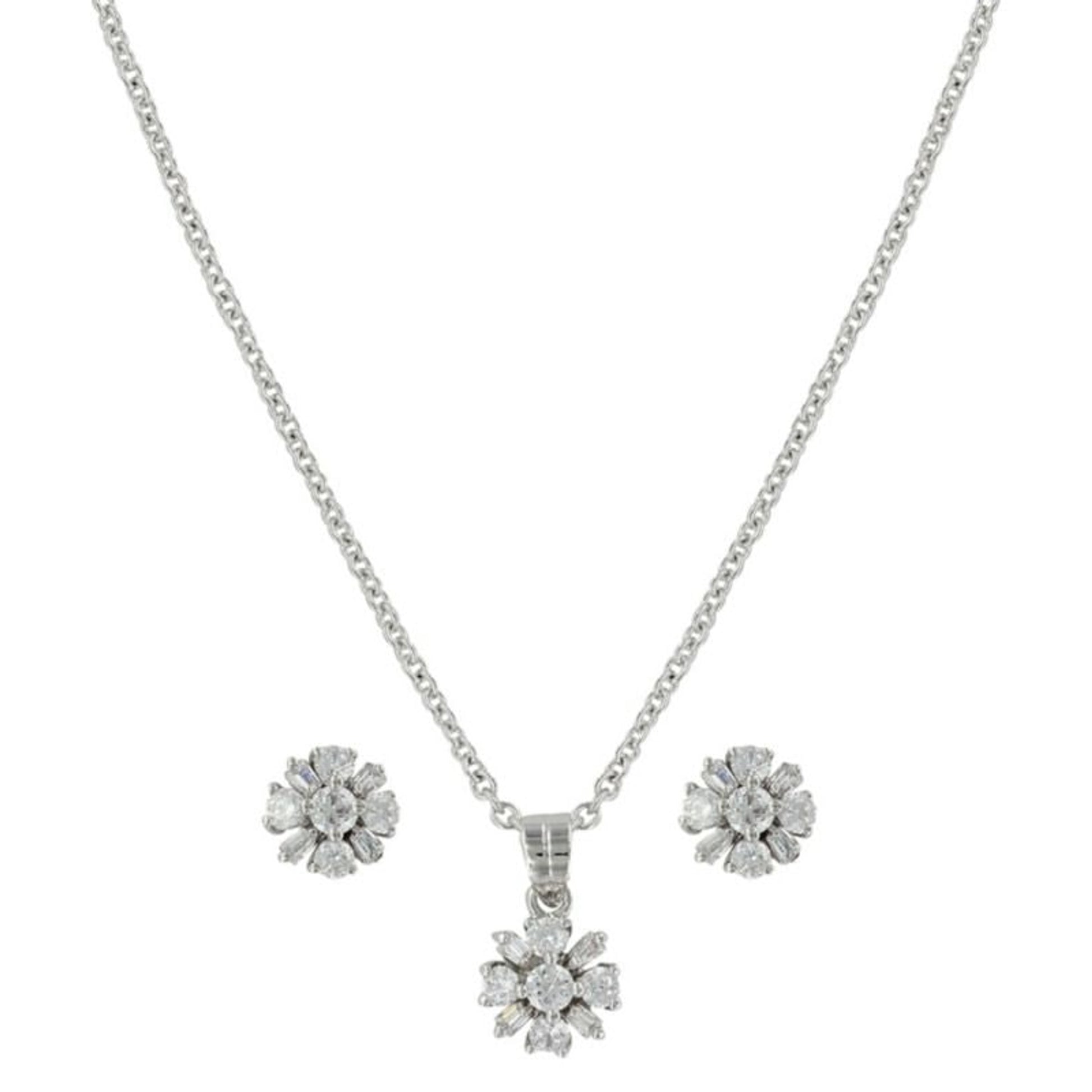 Montana Silversmiths Flower Cluster Jewelry Set