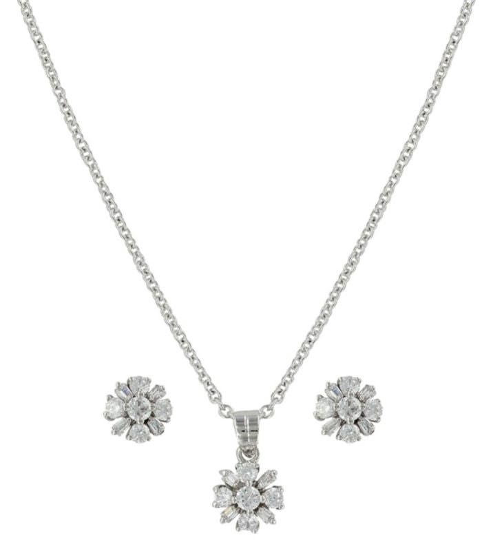 Montana Silversmiths Flower Cluster Jewelry Set