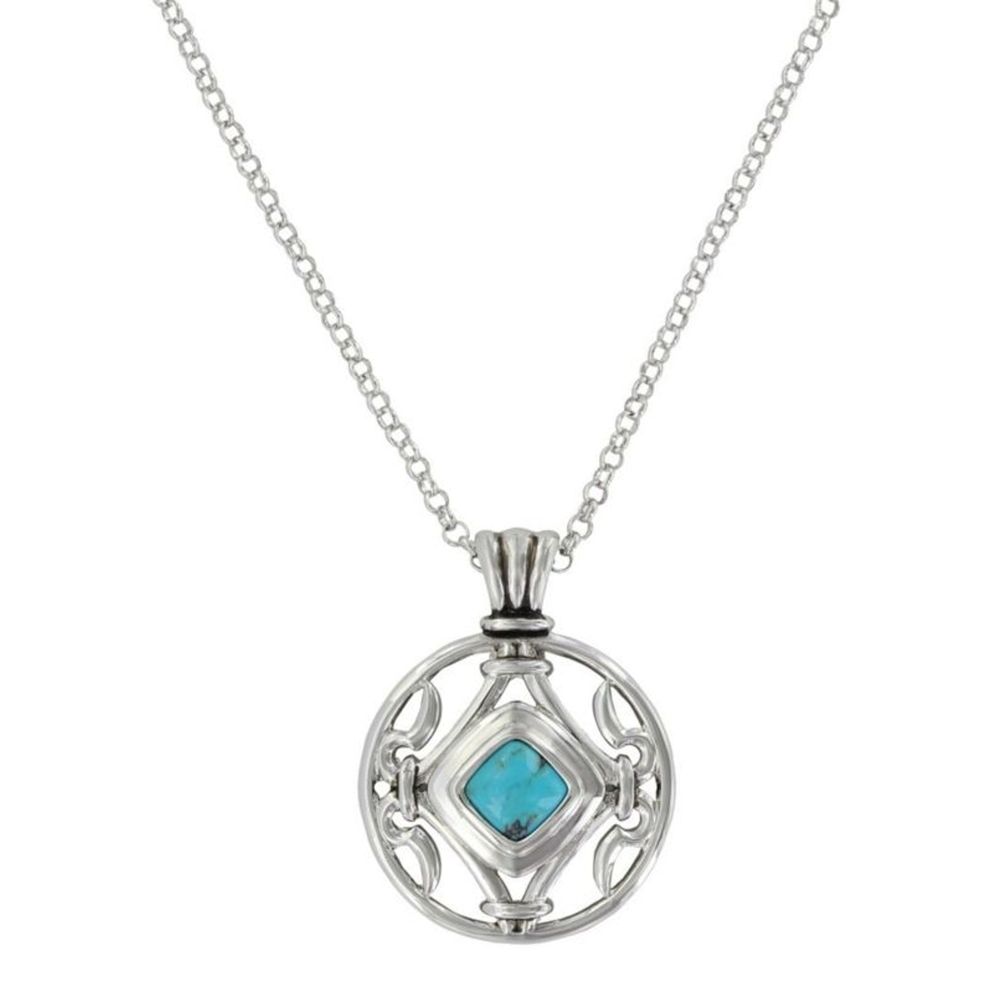 Montana Silversmiths Iron Gate Turquoise Necklace