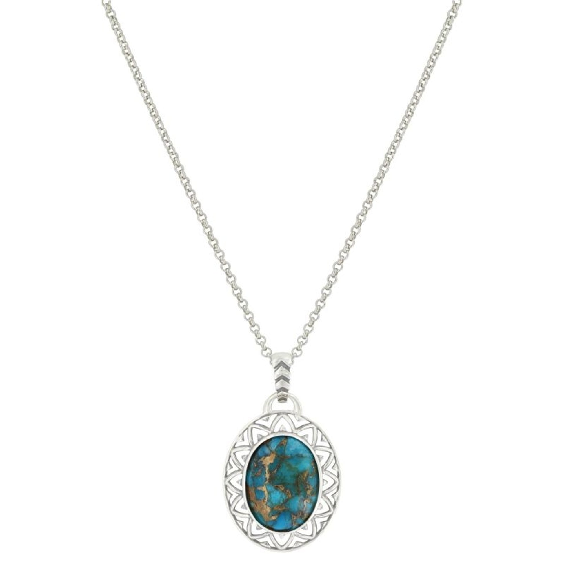 Montana Silversmiths Starburst Turquoise Necklace
