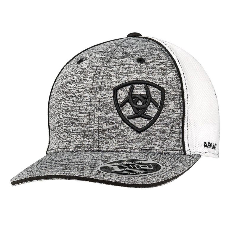 Ariat Mens 110 Offset Shield Ball Cap Black