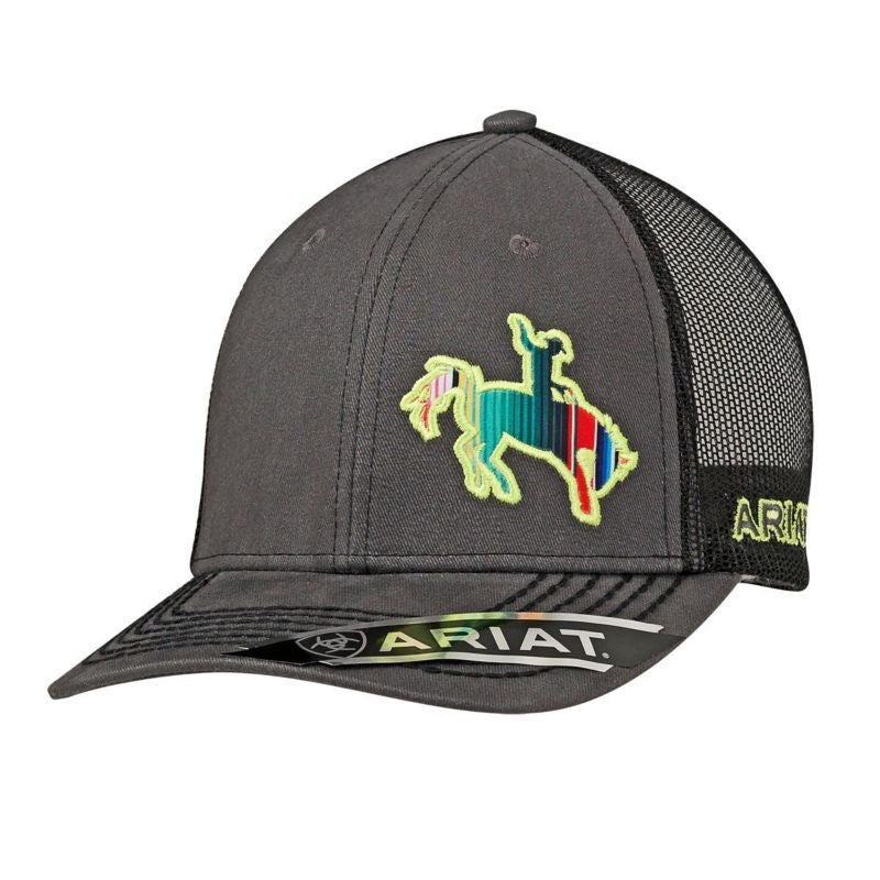 Ariat Mens Rodeo Ball Cap Grey