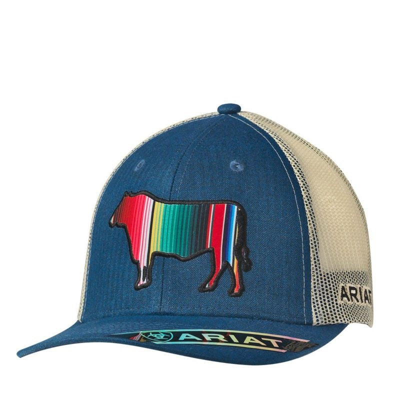 Ariat Mens Bull Ball Cap Blue