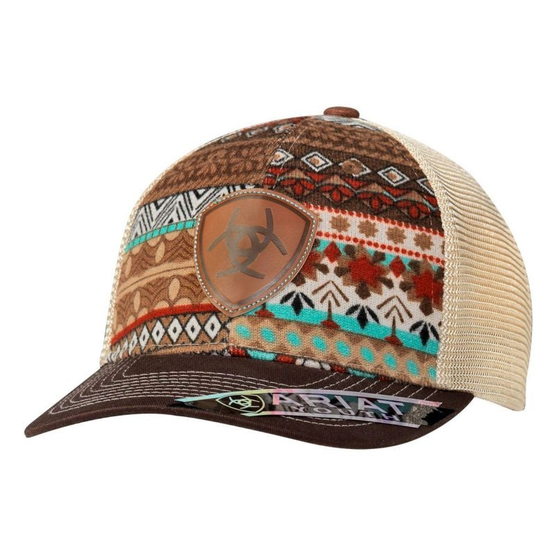 Ariat Youth Tribal Ball Cap Brown