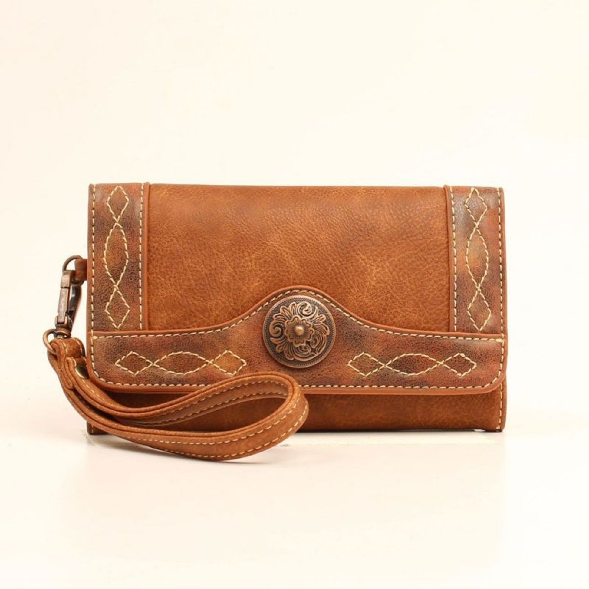 Blazin Roxx Ivy Clutch Wallet Tan