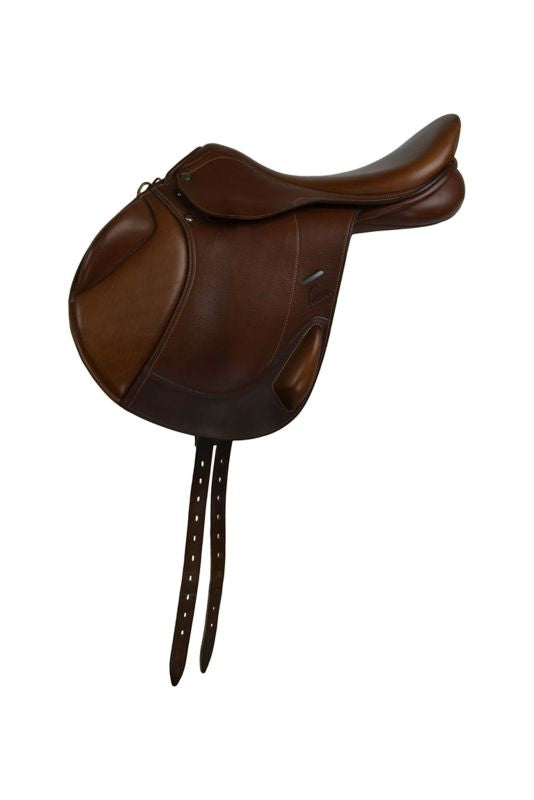 Pessoa Legacy Monoflap Saddle Used 17.5M Tobacco