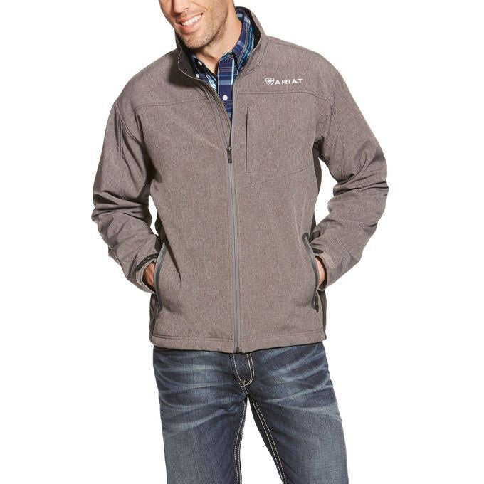 Ariat Mens Vernon Softshell Jacket 2X Charcoal