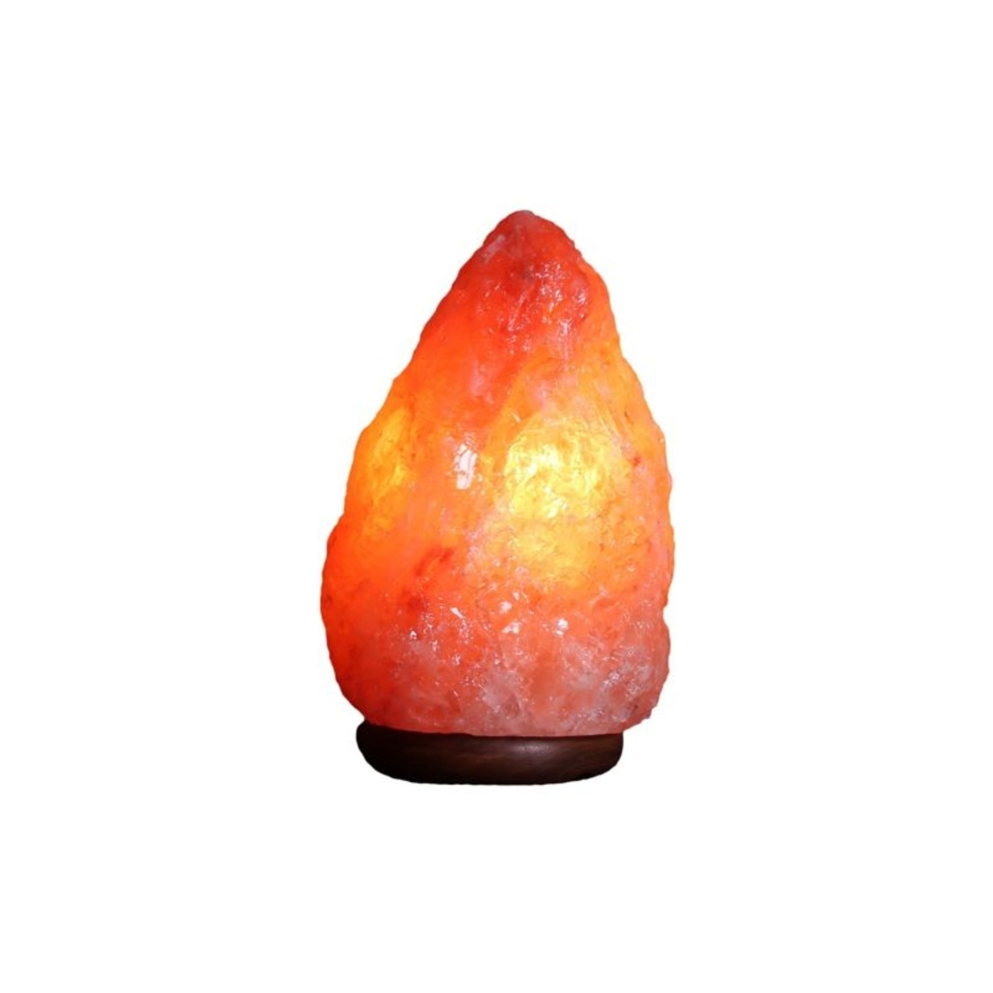 Himalayan Rock Salt Natural Lamp 6-8lbs Bk/Wh