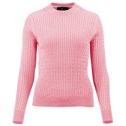 HorZe Ladies Rhea Knit Pullover Sweater 8 Purple
