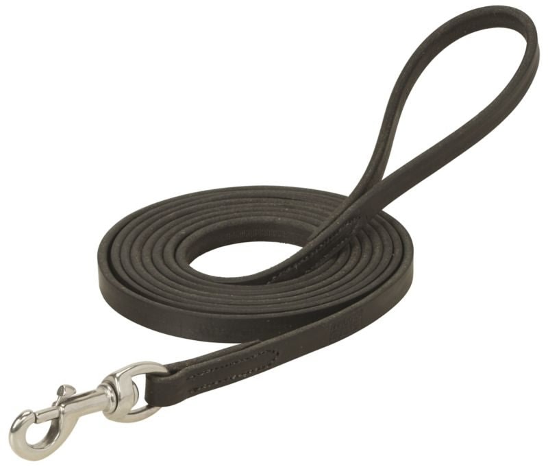 Weaver 10 Leather Training Lead 1/2 x 10ft Black