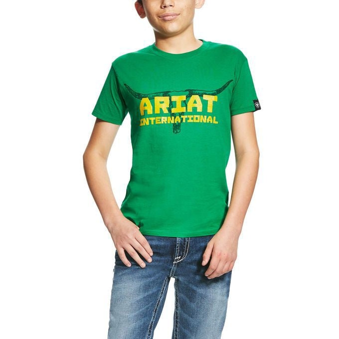 Ariat Kids July - Brown/Patriotic Print Lg