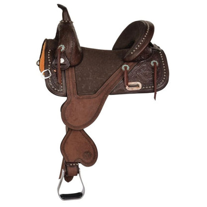 Circle Y Fischer Remuda Treeless Barrel Saddle 15.