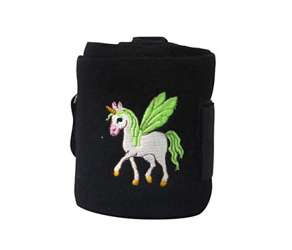 Tuffrider Unicorn Fleece Leg Wraps Burgundy