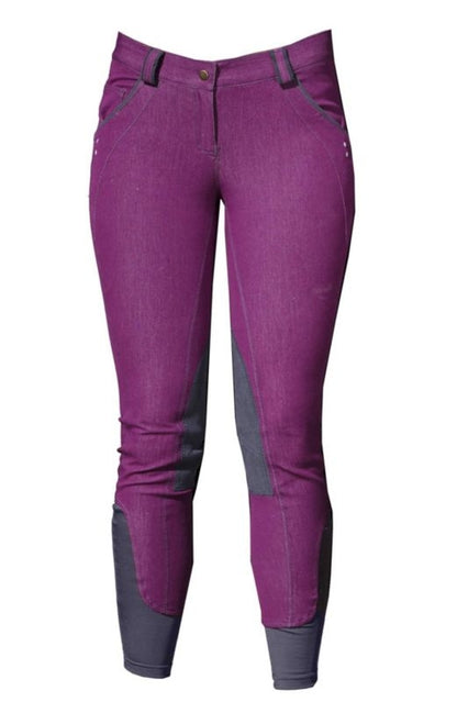 Horseware Ladies SelfSeat Denim Breech 24R Denim