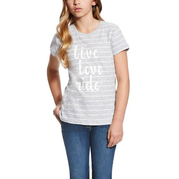 Ariat Girls Leopard Heart Belt Xs