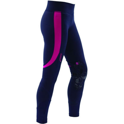 Loveson Ladies Riding Leggings 34 Navy/Pink