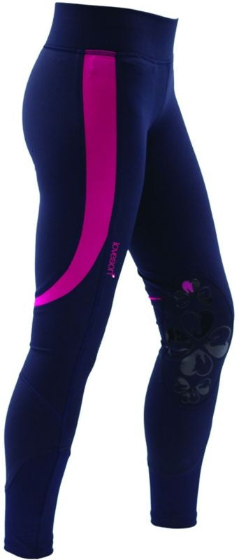 Loveson Ladies Riding Leggings 34 Navy/Pink