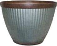 Westlake Round Planter 15IN Galvanized