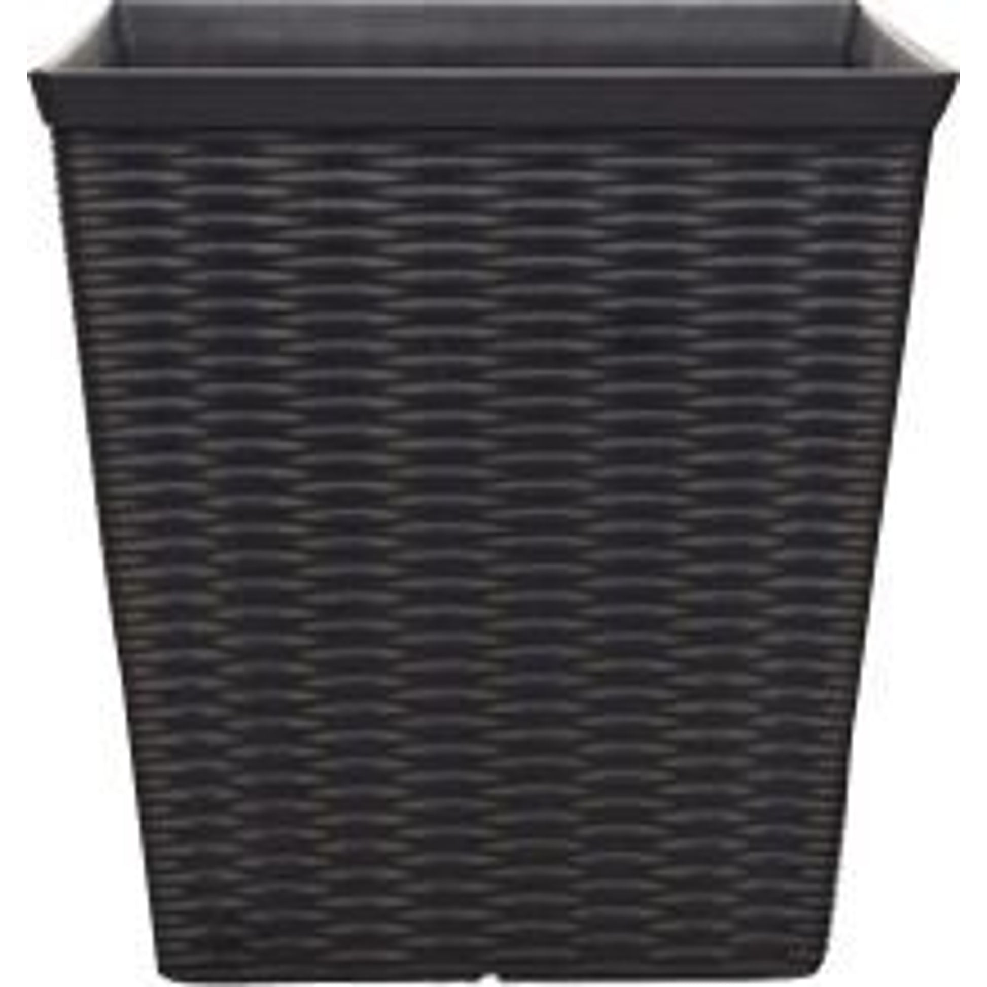Jamaica Wicker Planter Square 15IN Brown