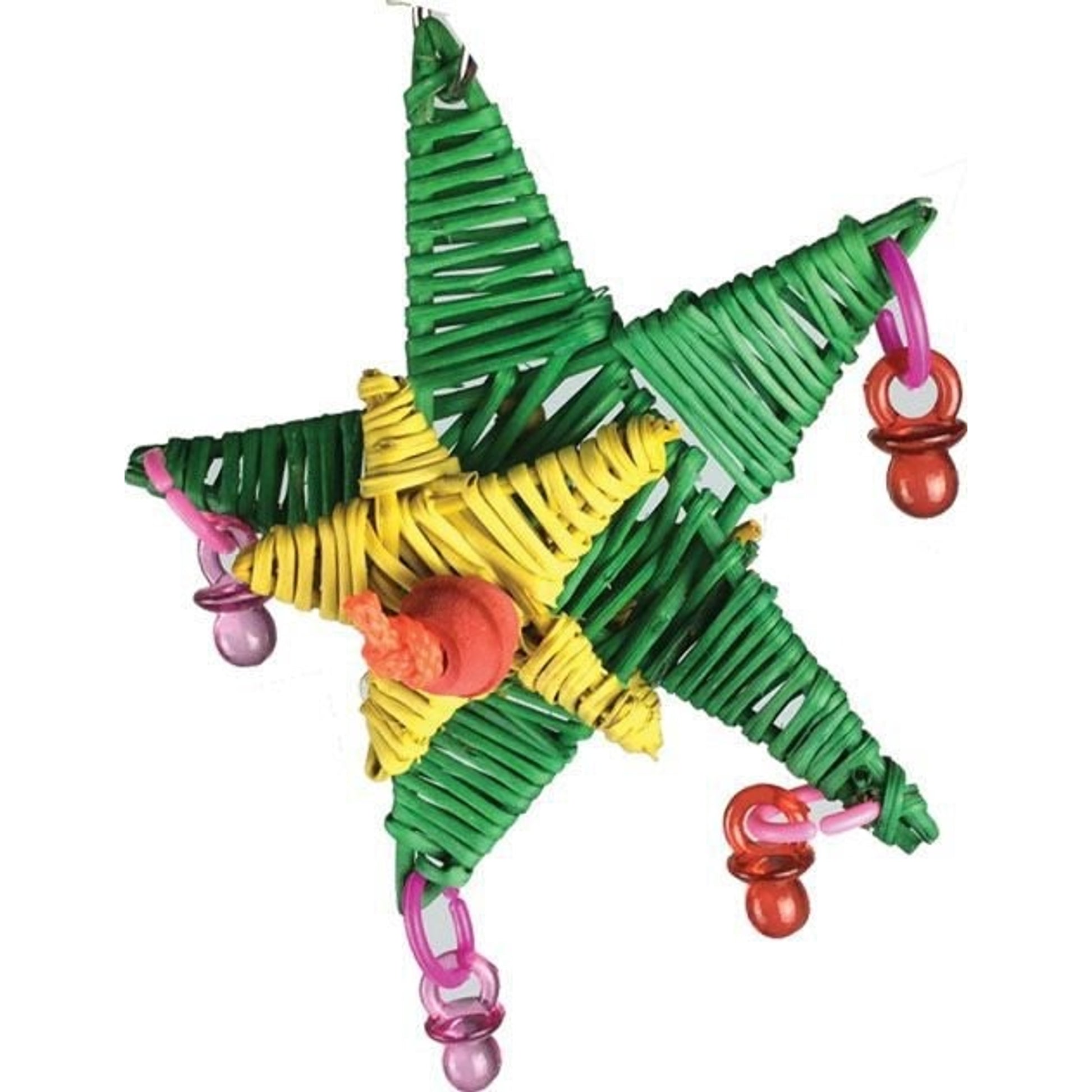 Happy Beaks Star Power Bird Toy Small